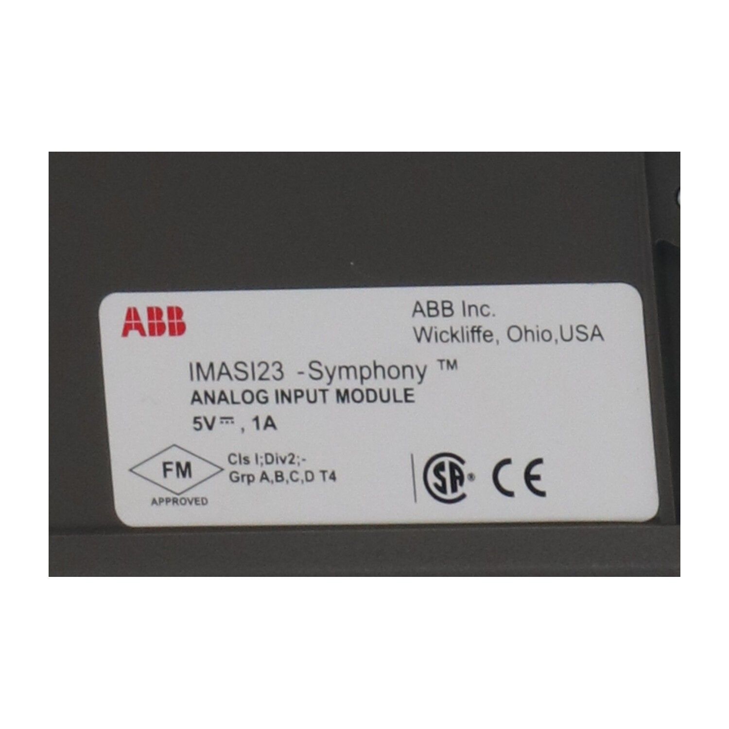 ABB IMASI23 Analog Input Module New NMP