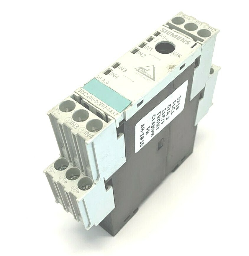 SIEMENS 3RK2200-0CE02-0AA2 AS INTERFACE MODULE, 4-INPUT