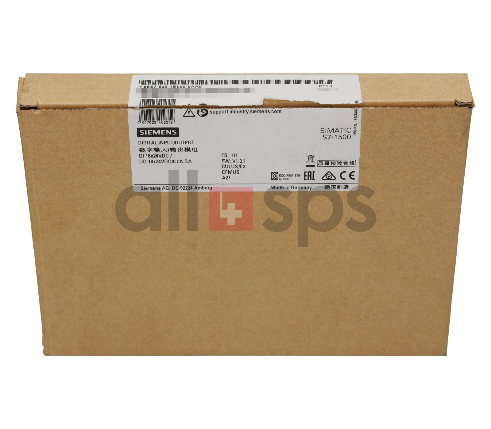 SIMATIC S7-1500 DIGITAL INPUT/OUTPUT MODULE – 6ES7523-1BL00-0AA0 (NO)