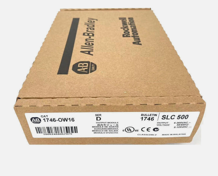 1PC New AB 1746-OW16 SLC500 SerD Output Module 1746OW16 NEW Factory Sealed PLC