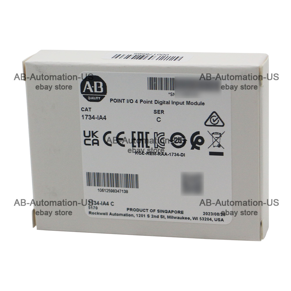 Brand New Allen Bradley 1734-IA4 POINT I/O 120Vac 4 Channel Digital Input Module