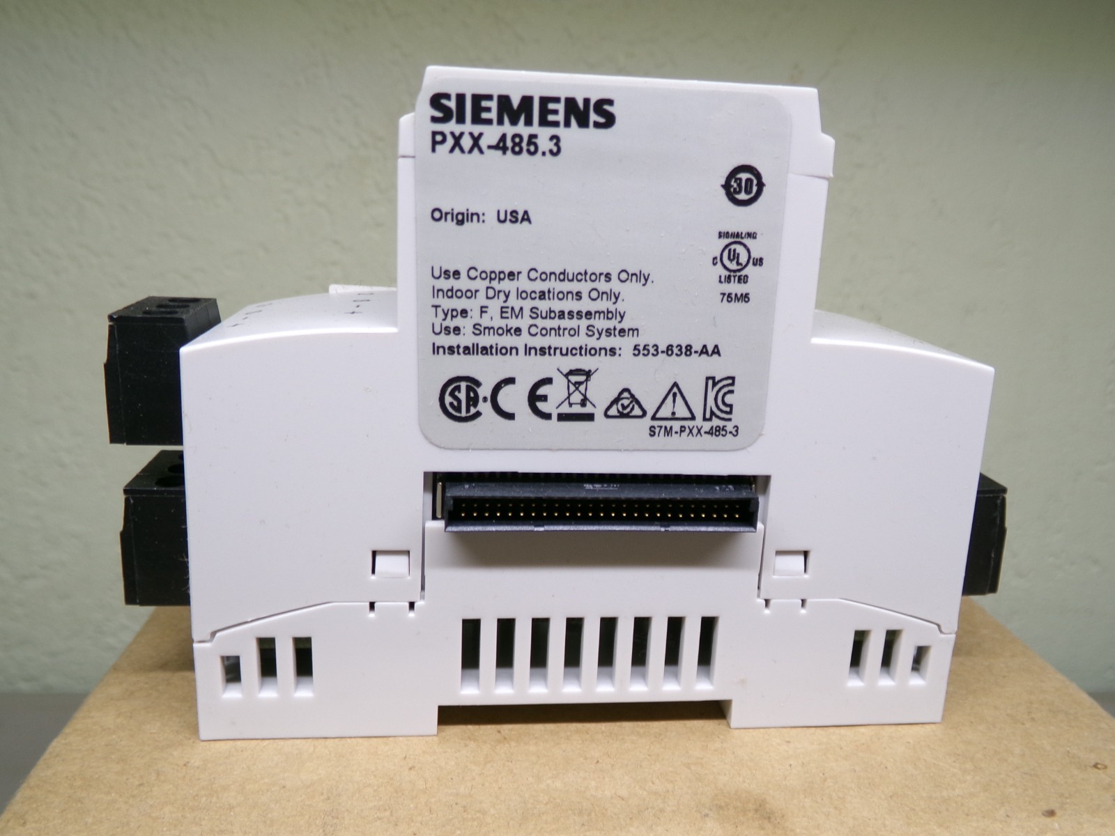 SIEMENS PXX-485.3 MODULAR EXPANSION MODULE 3 RS-485
