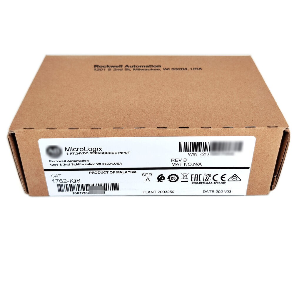 New Sealed AB 1762-IQ8 MicroLogix 1200 Discrete Input Module US Free Tax
