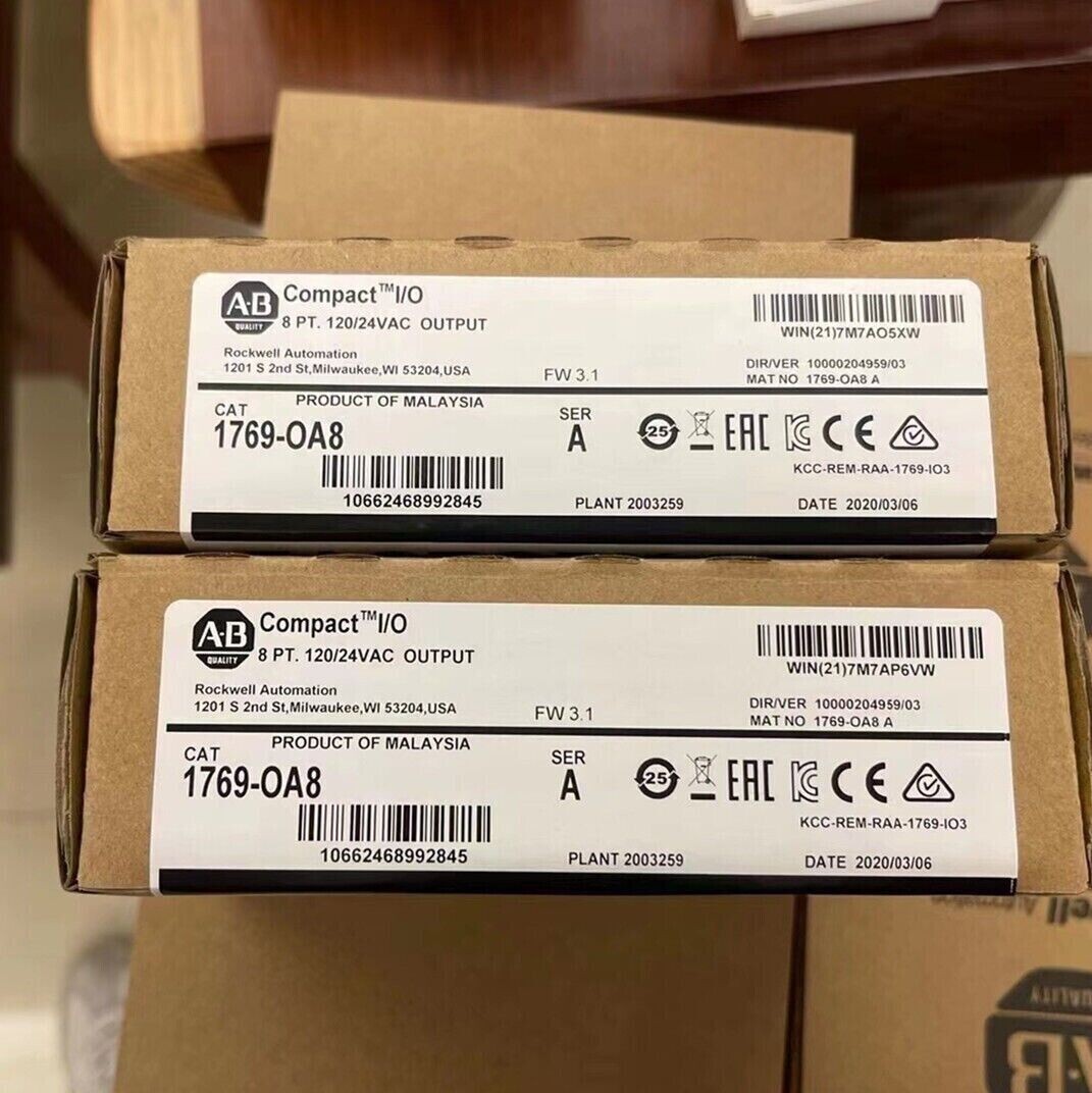 New AB 1769-OA8 SER A CompactLogix PLC Output Module