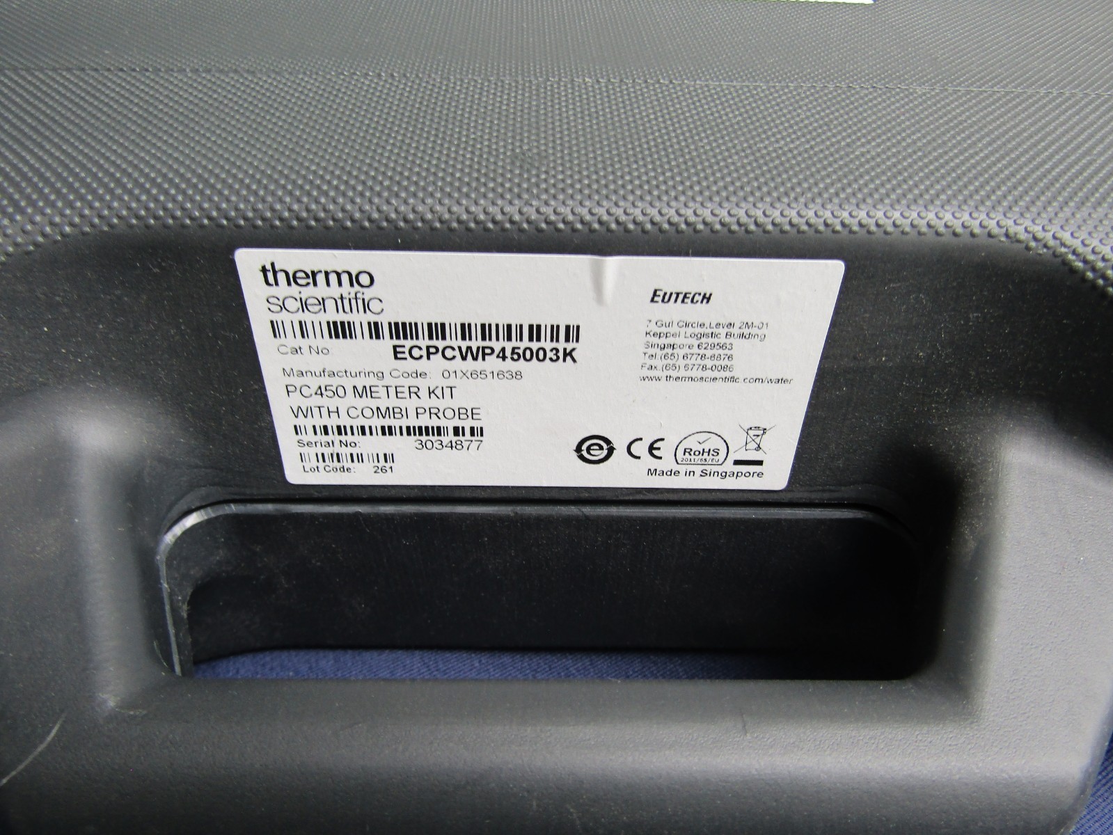 Thermo Scientific Eutech pc 450 Meter Kit with full SOLUTIONS pH/mV/cond/TDS/tem