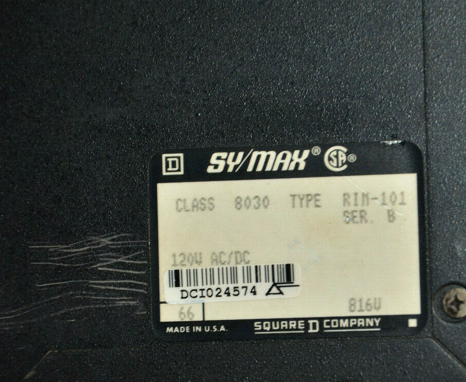 8030-RIM-101-B Square D 120VAC 16PT Input Sy/Max –SA