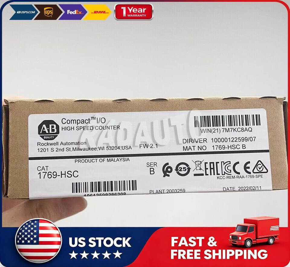 New Factory Sealed AB 1769-HSC Ser B CompactLogix High-Speed Module 1769HSC