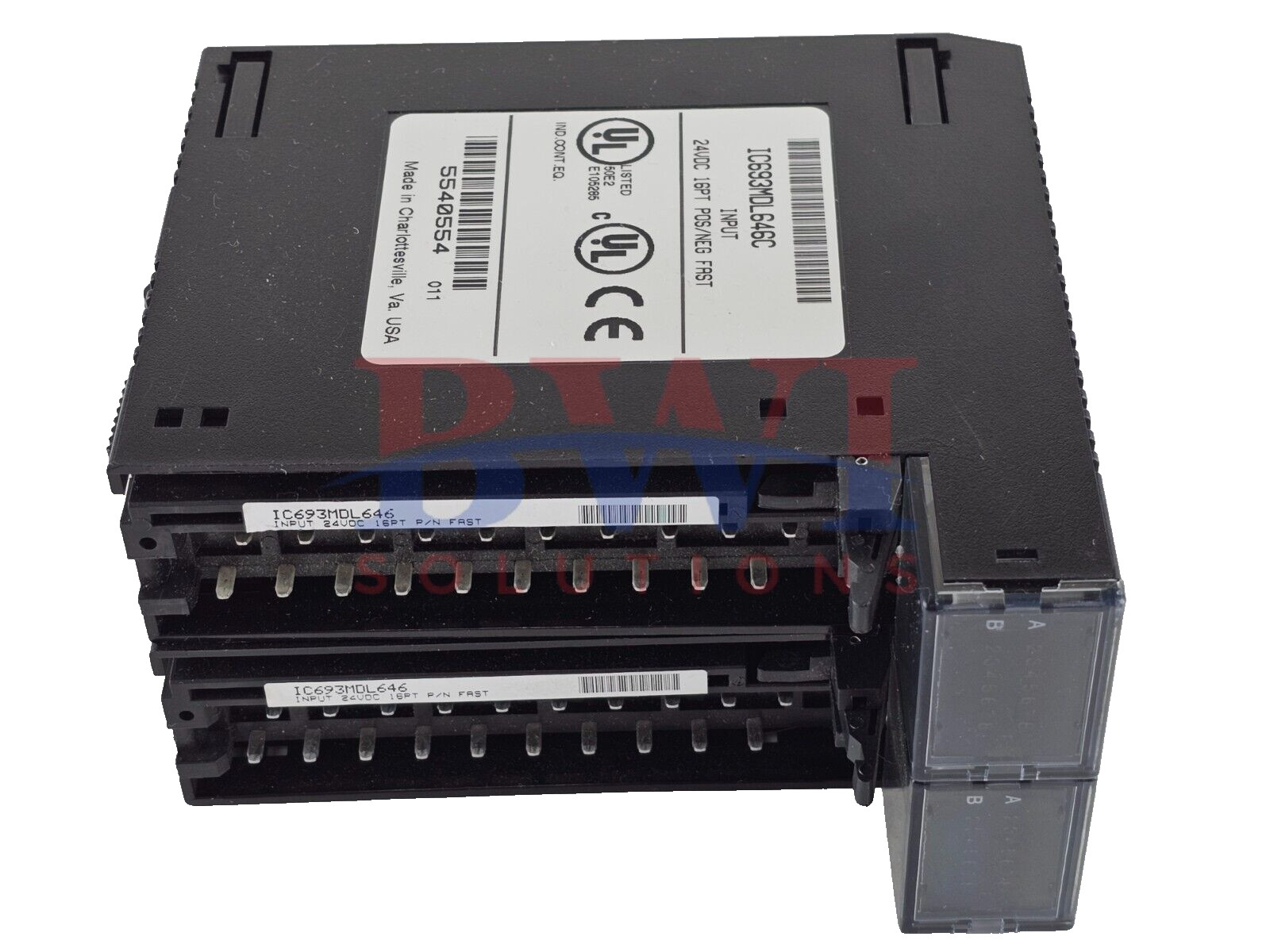 GE Fanuc IC693MDL646C Positive Negative Fast Input Module IC693MDL646 (Lot of 2)