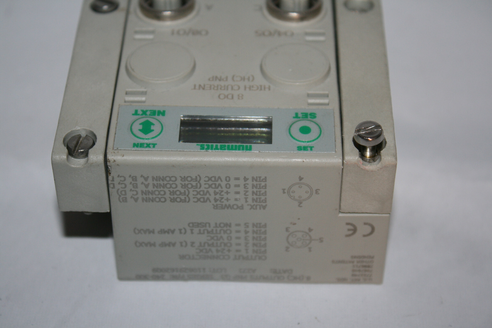 Emerson Numatics G3 Series 240-300 8 DO High Current (HC) PNP I/O Module 240300