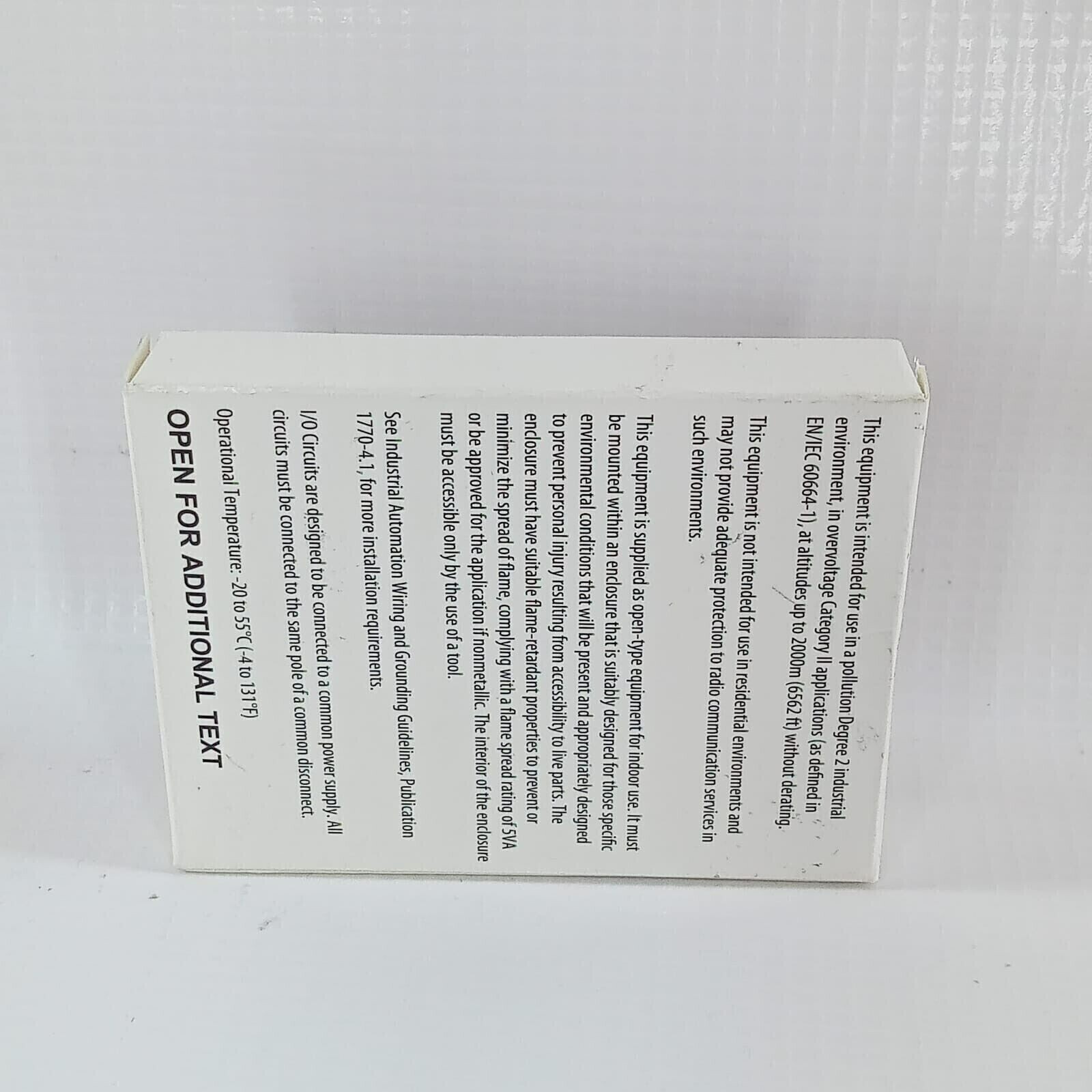New Factory Sealed AB 1734-IR2E SER C Thermocouple RTD Input Module AB 1734IR2E