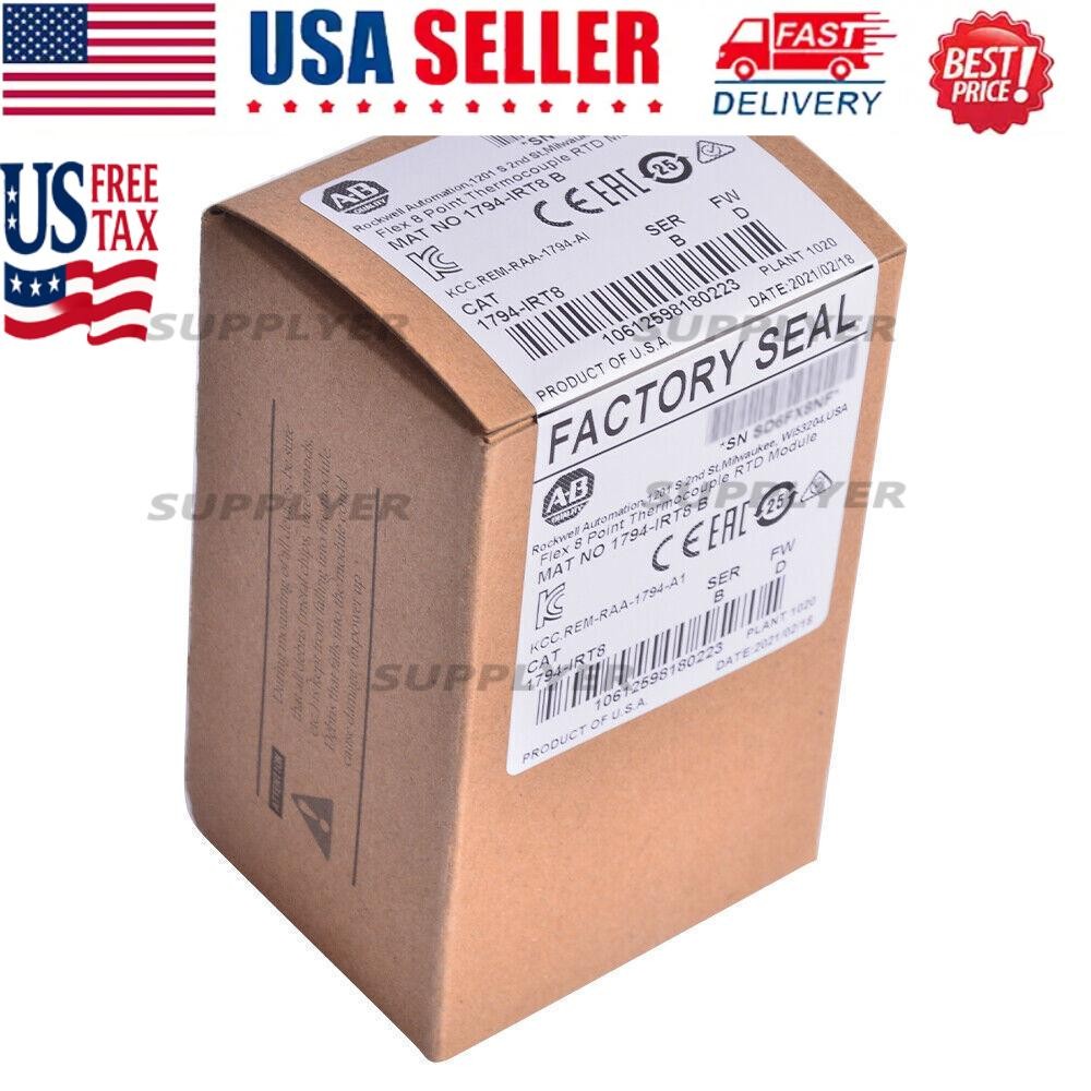 NEW Sealed Allen-Bradley Flex 8 Point Thermocouple RTD Module 1794-IRT8