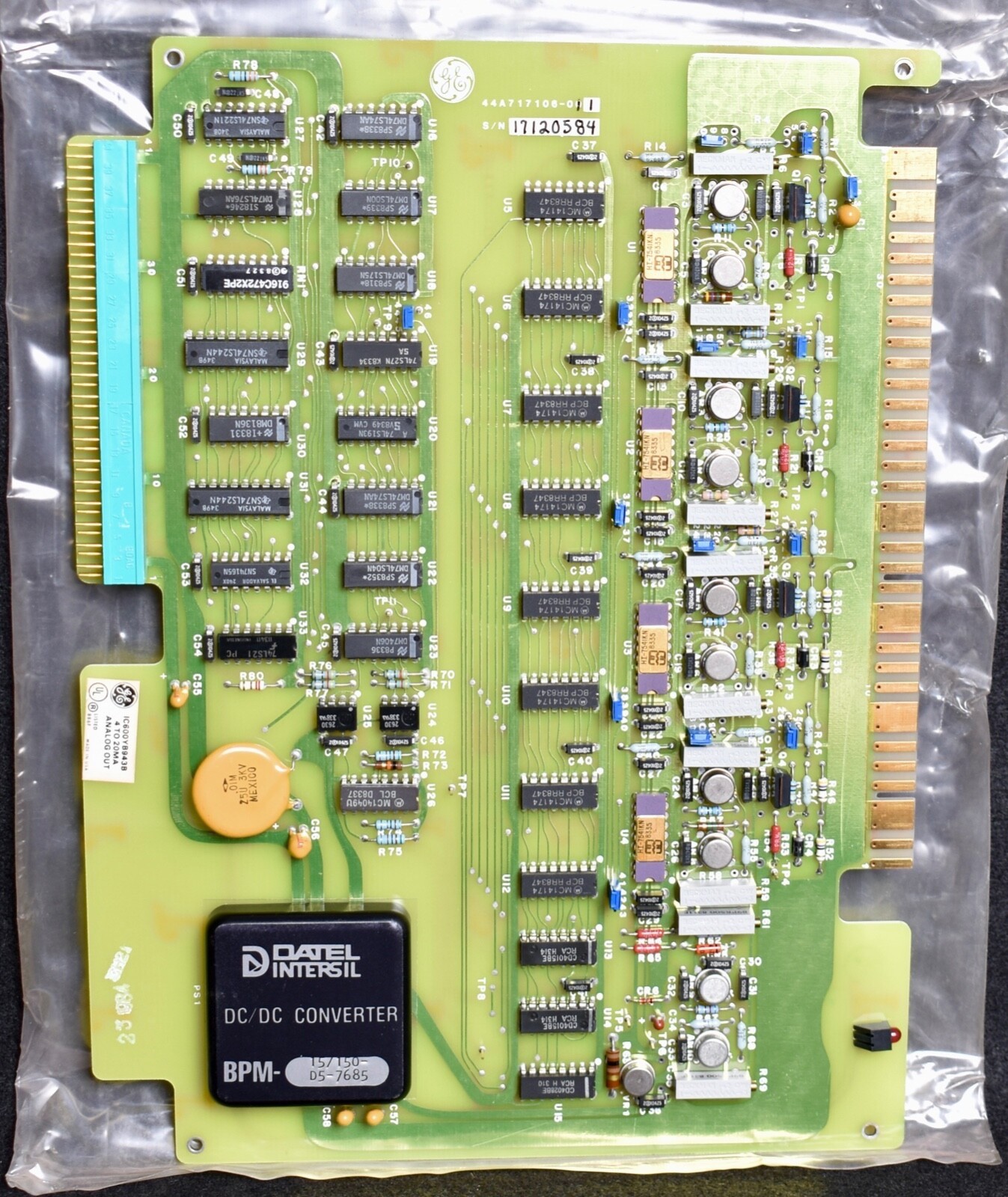 GE General Electric Fanuc Analog Output Module Series Six IC600BF943B