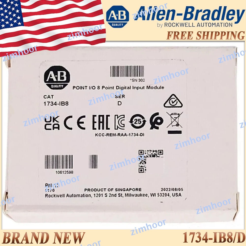 1734-IB8/D AB Digital Input Module PLC Free Shipping US Brand New AB