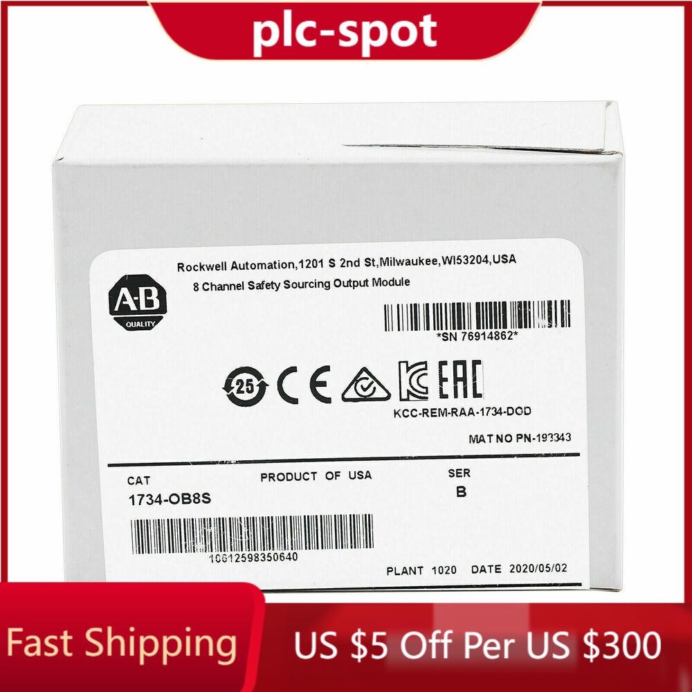 New Sealed AB 1734-OB8S Point I/O Safety Output Module 1734OB8S US Free Tax