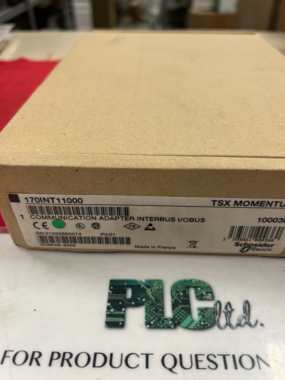 New Sealed 170INT11000 Modicon Momentum Processor 170-INT-110-00