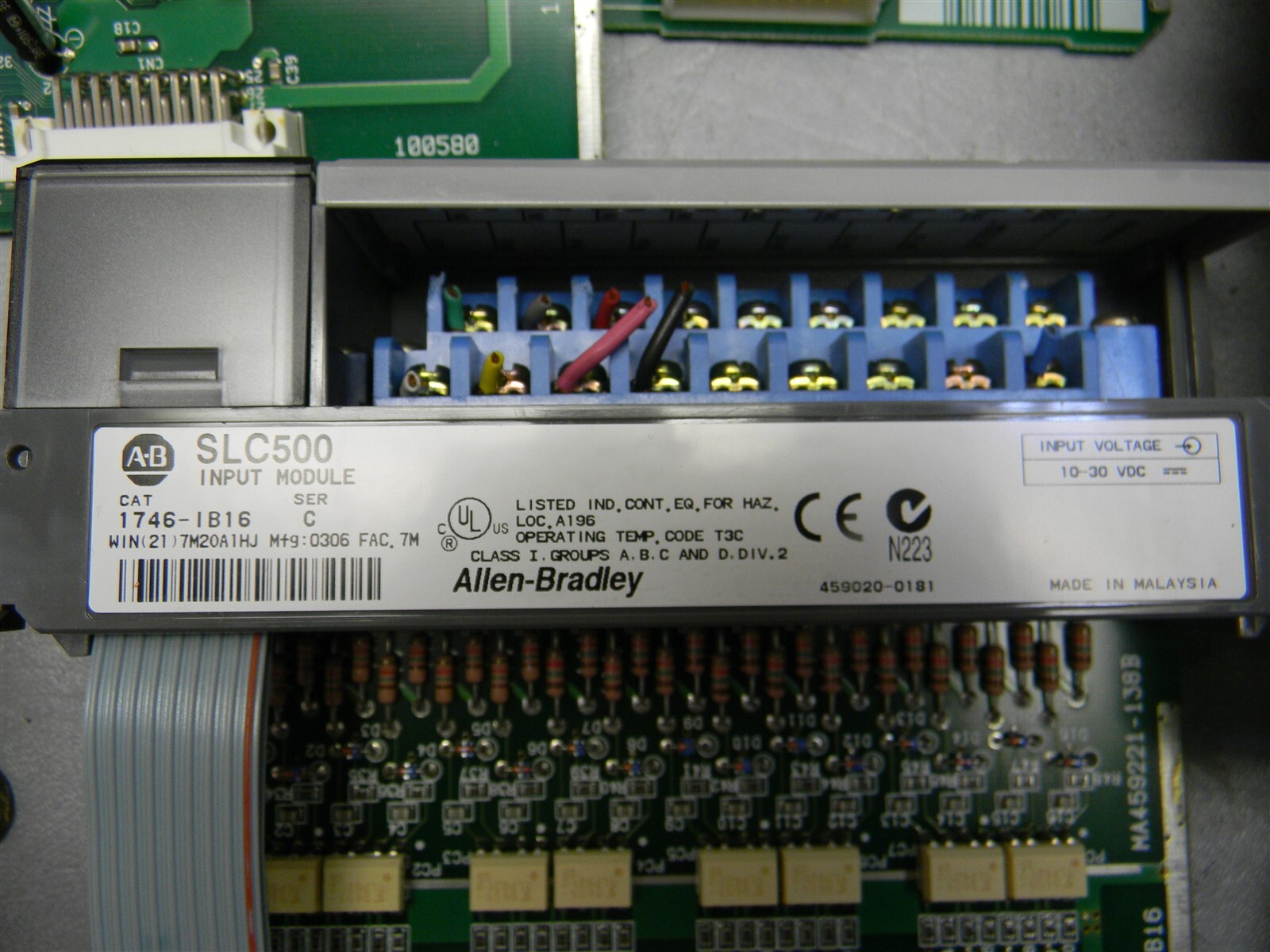 Allen Bradley 1746-IB16 SER C SLC500 Input Module Lot of 7