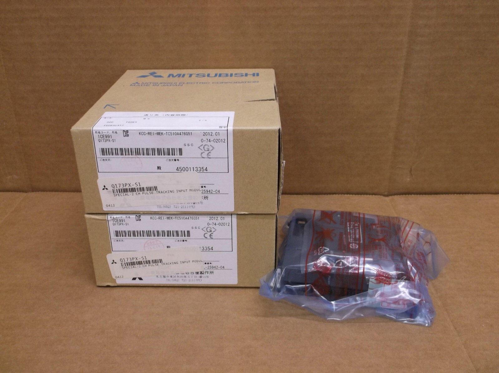 Q173PX-S1 Mitsubishi PLC NEW I Box Q Motion Pulse Tracking Input Module Q173PXS1