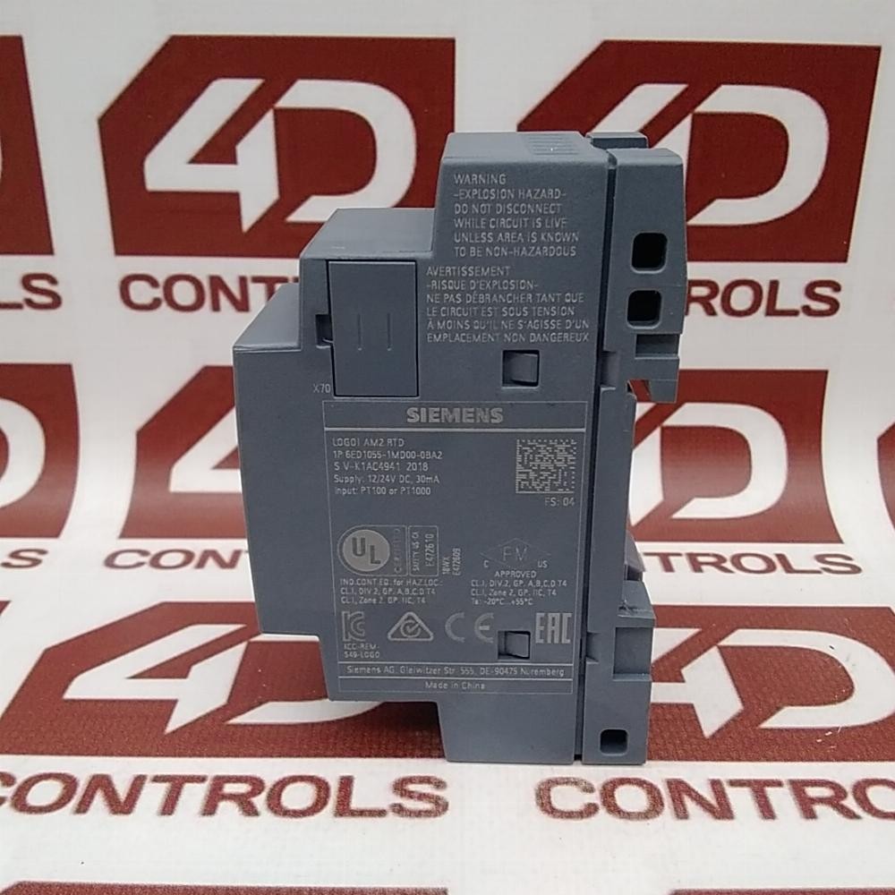 6ED1055-1MD00-0BA2 | Siemens | Logo!, Expansion Module, 2 Analog Inputs, Used
