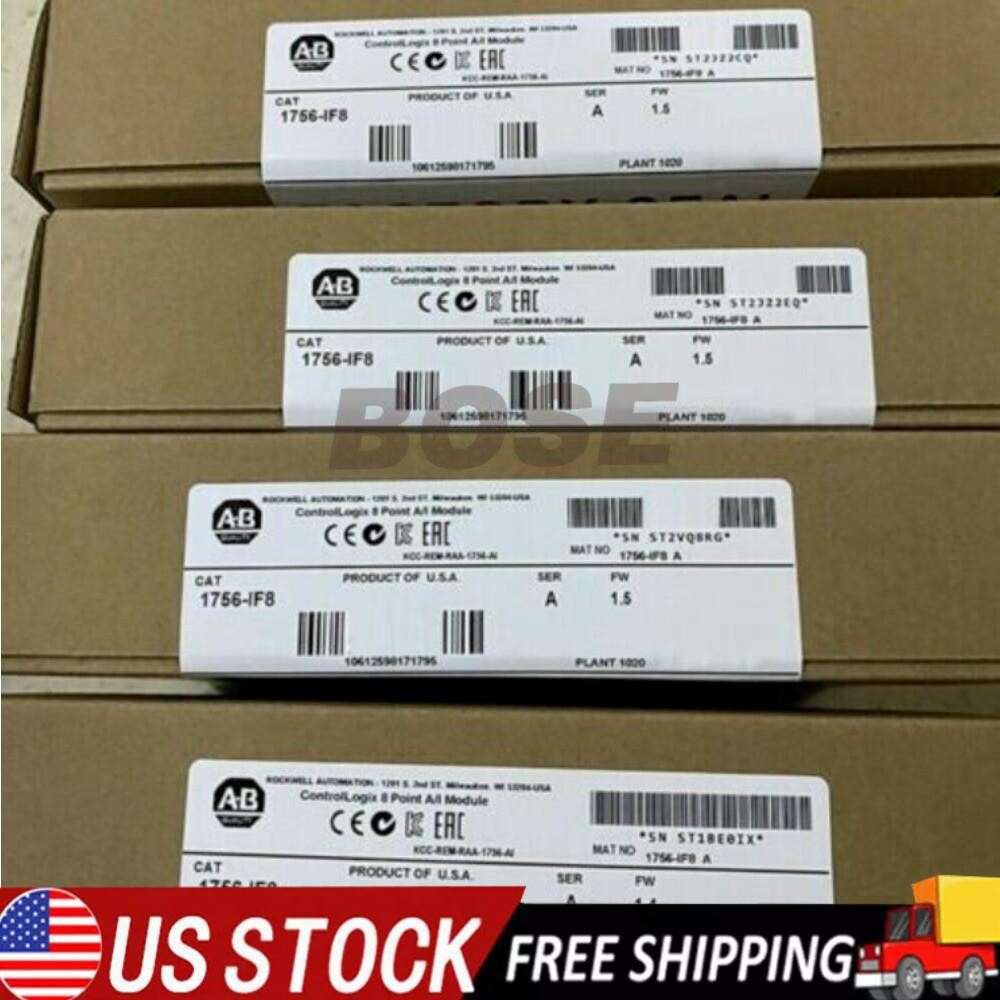 Sealed Allen-Bradley 1756-IF8 /A ControlLogix Point A/I Module US Free Tax