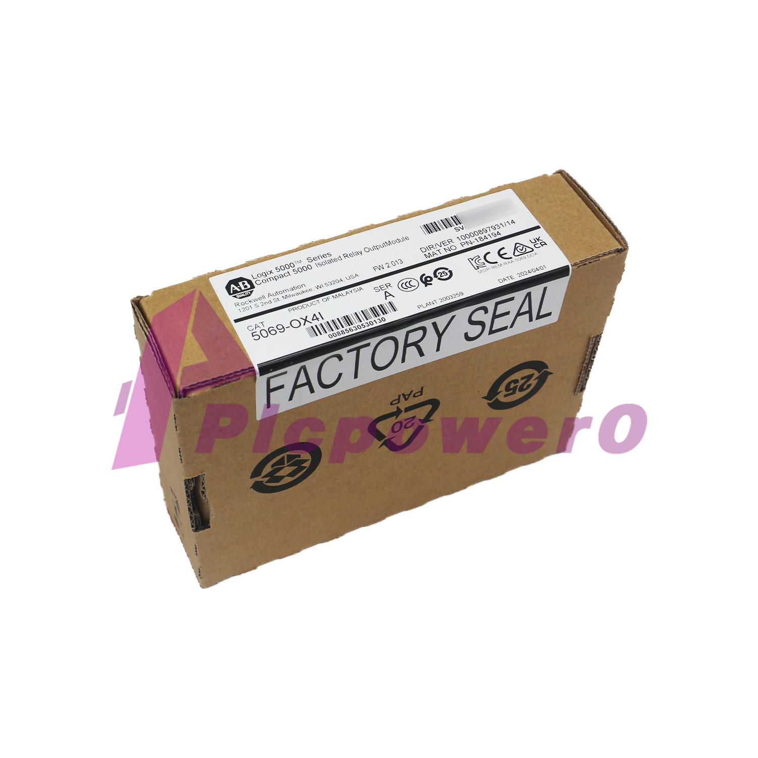 AB New Factory Sealed 5069-OX4I Compact 5000 Isolated Relay Output Module