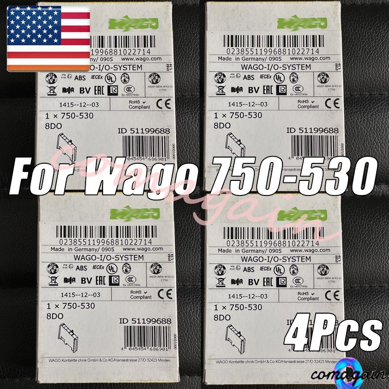 4Pcs New In Box For Wago 750-530 750530 24VDC 0.5A Brand New Module