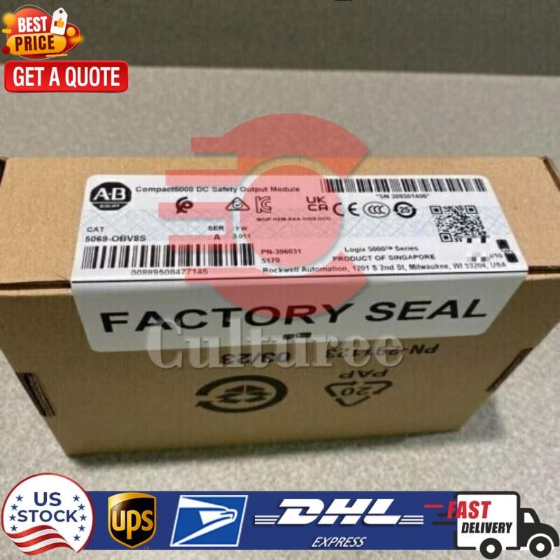 New Sealed AB 5069-OBV8S Compact I/O 8-Ch Safety Output Module US Free Tax