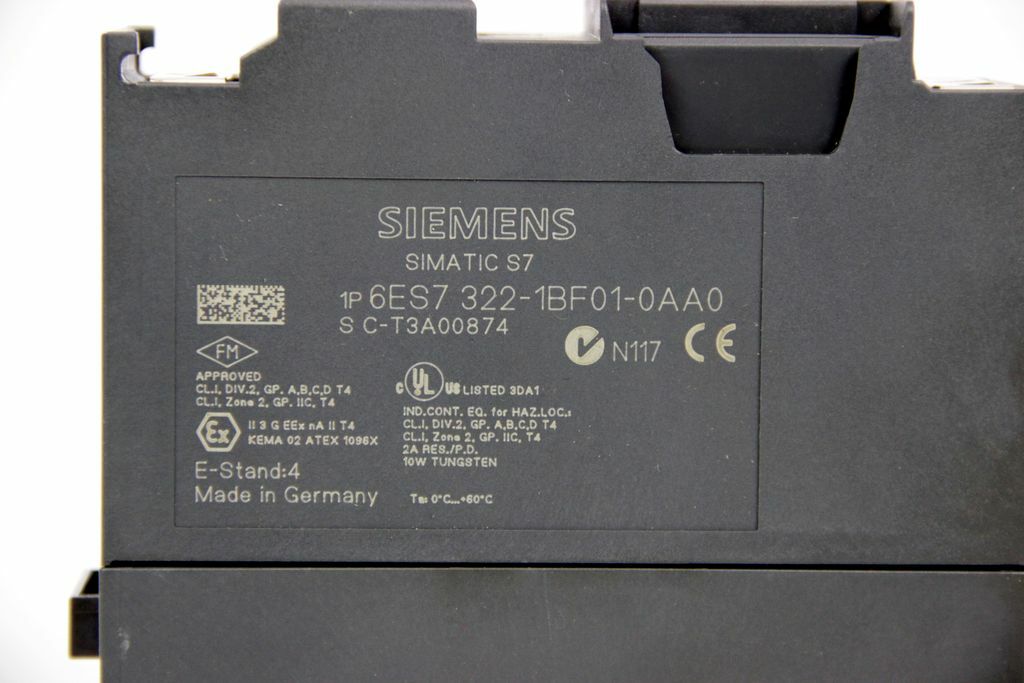 Siemens S7 SM 322 6ES7 322-1BF01-0AA0 Digital Output E-Stand 4