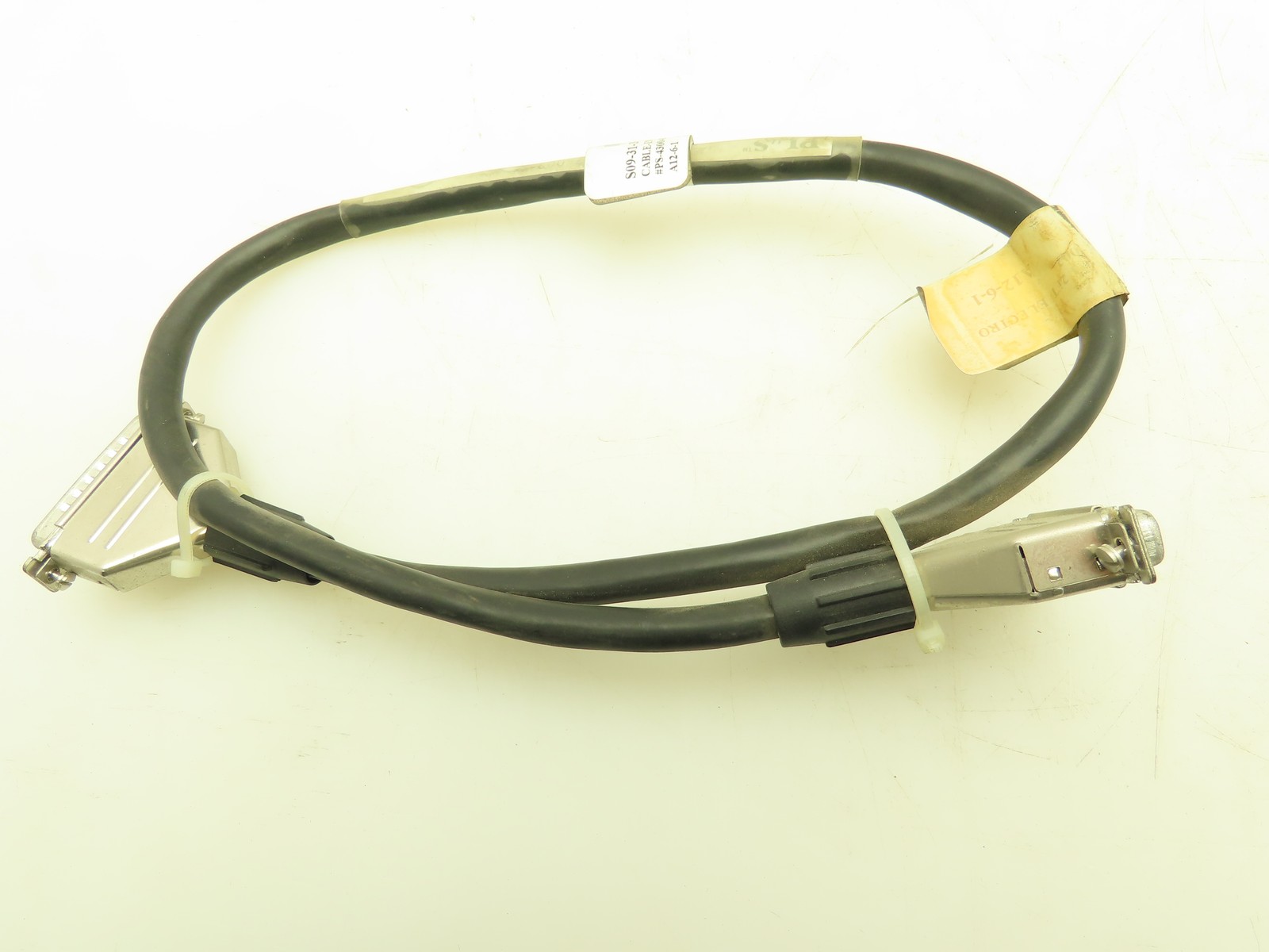 Plus Electro Cam PS-4300-02-002 Connector Cable Input Output 2′ Cord 25 Pin