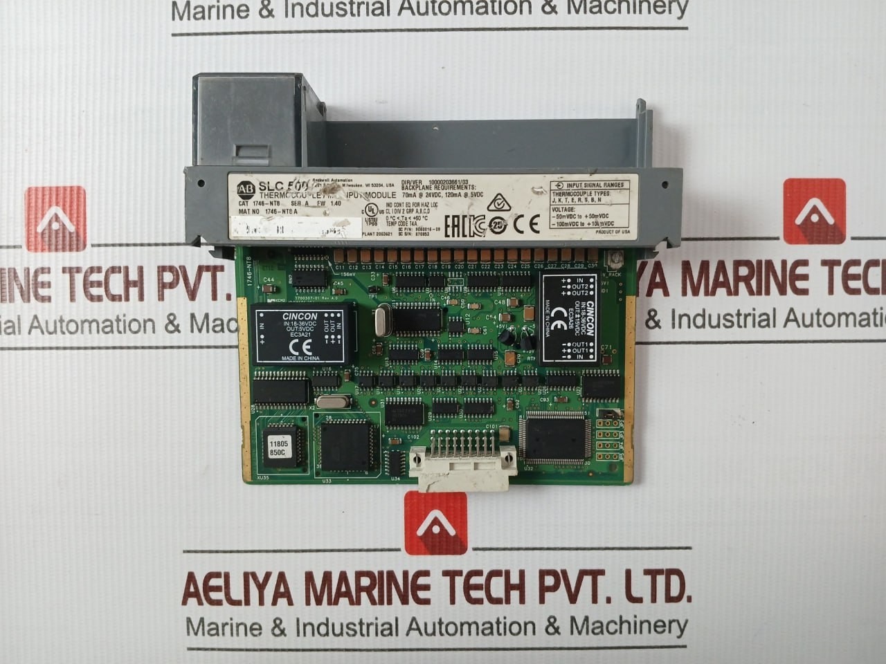 ALLEN-BRADLEY 1746-NT8 SLC500 Thermocouple/MV Input Module 1746-NT8