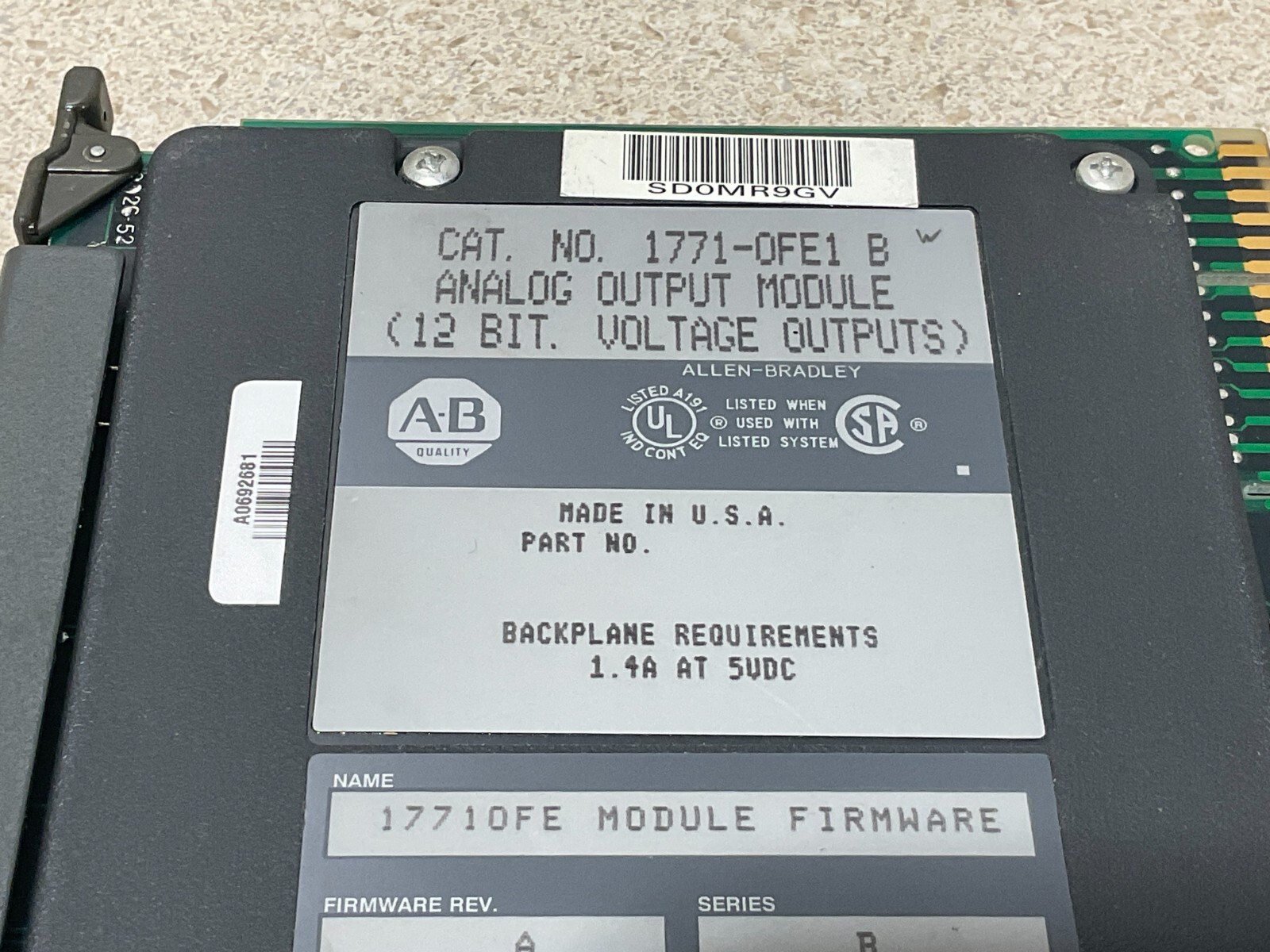 Allen Bradley 1771-OFE1