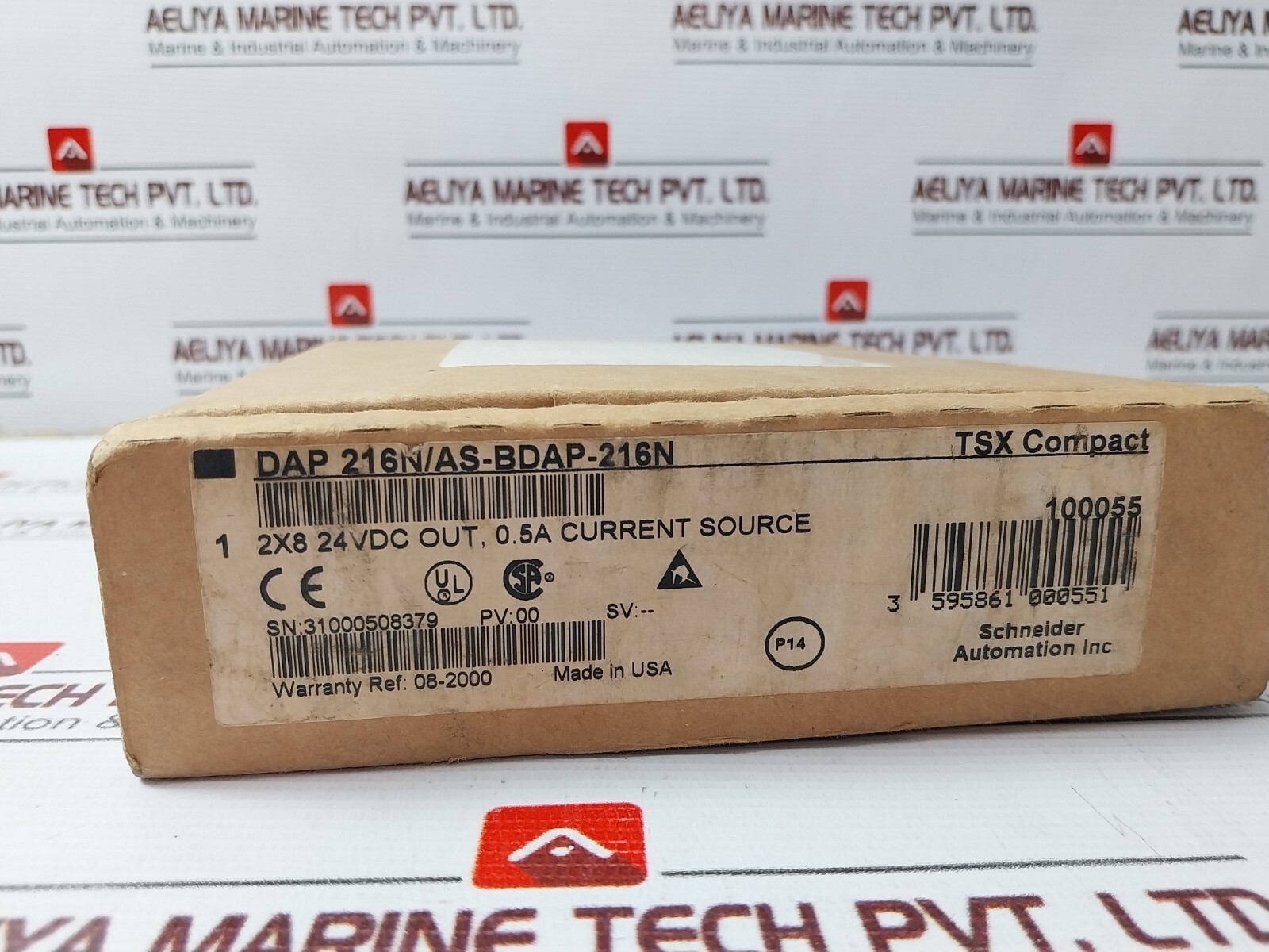 Schneider Automation Dap 216n/as-bdap-216n Compact Output Module 24vdc 0.5a