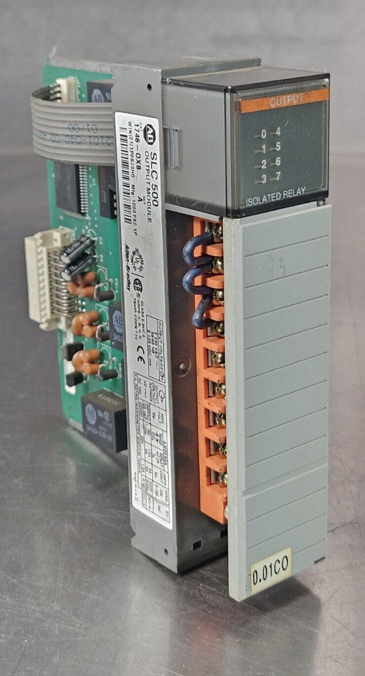 Allen Bradley 1746-0X8 SerA SLC500 Output Module (BIN733)