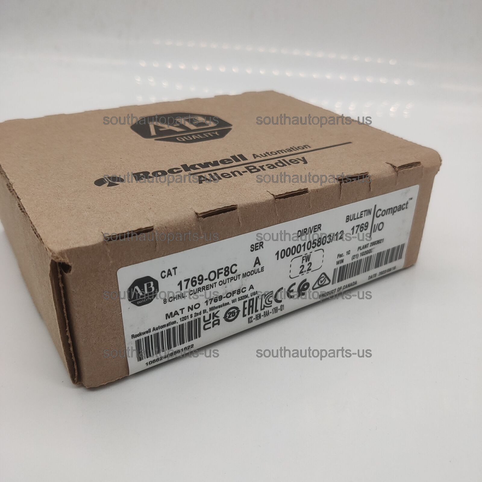 AB 1769-OF8C /A CompactLogix 8 Pt A/O Current Module AB 1769OF8C NEW