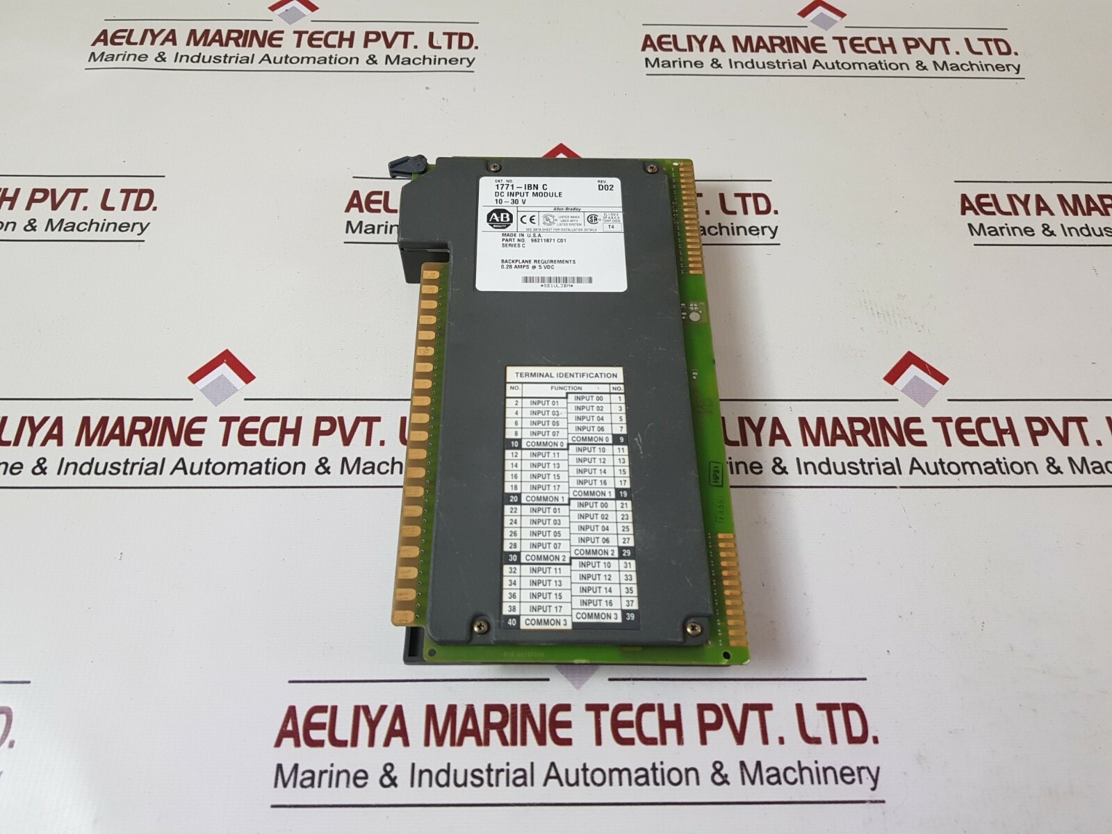 Allen-bradley 1771-ibn dc input module 96211871 c01 ser.c