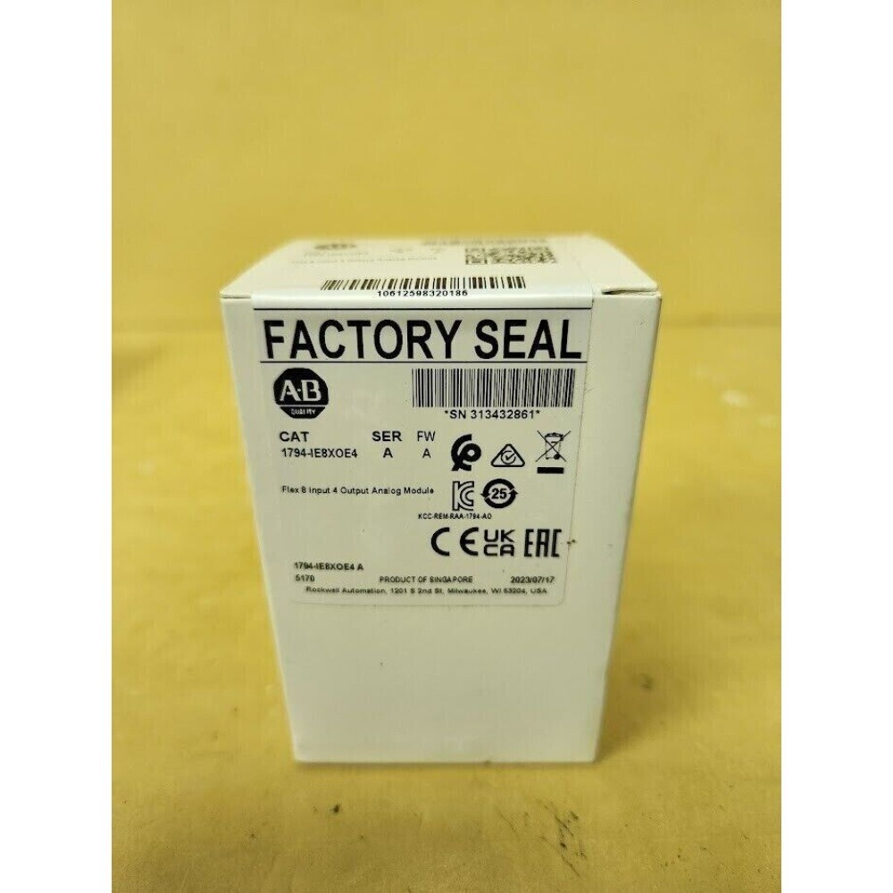 Allen Bradley 1794-IE8XOE4 /A Flex I/O Analog 8 Inputs 4 Outputs US Free Tax