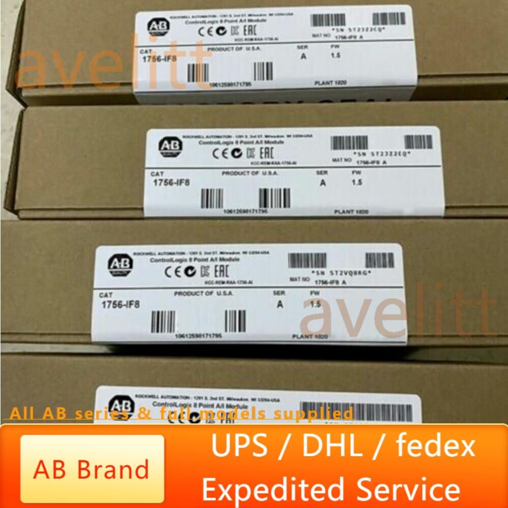 Sealed Allen-Bradley 1756-IF8 /A ControlLogix Point A/I Module US Free Tax