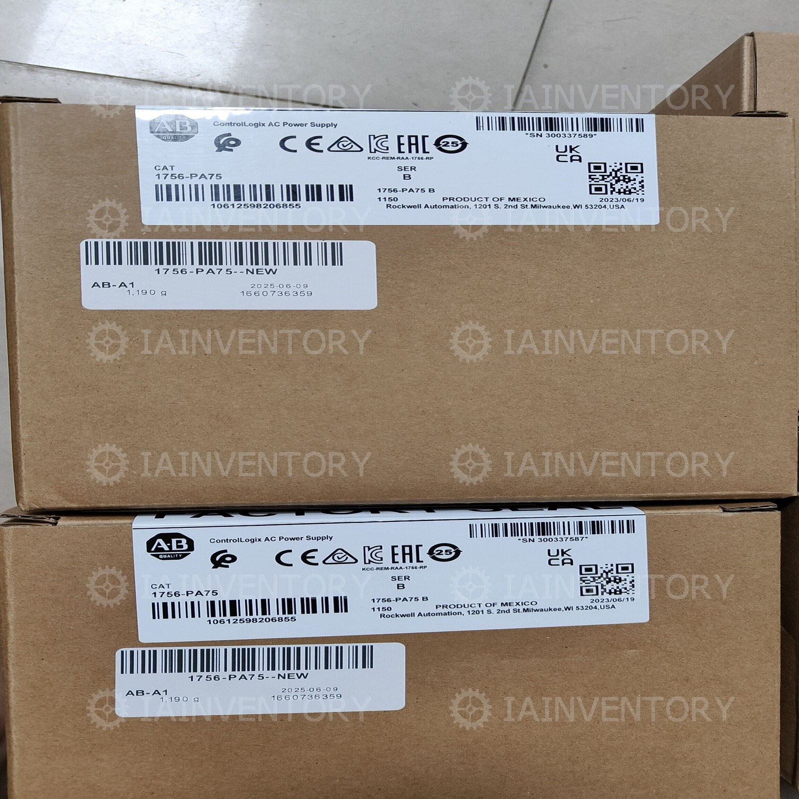 1PC NEW Allen-Bradley 1756-PA75 US Stock Warranty Included Free shipping