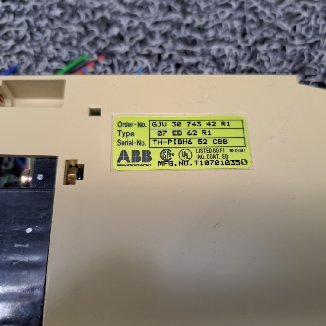 ABB. Style, 07 EB 62 RI. Binary Input Module Procontic T200