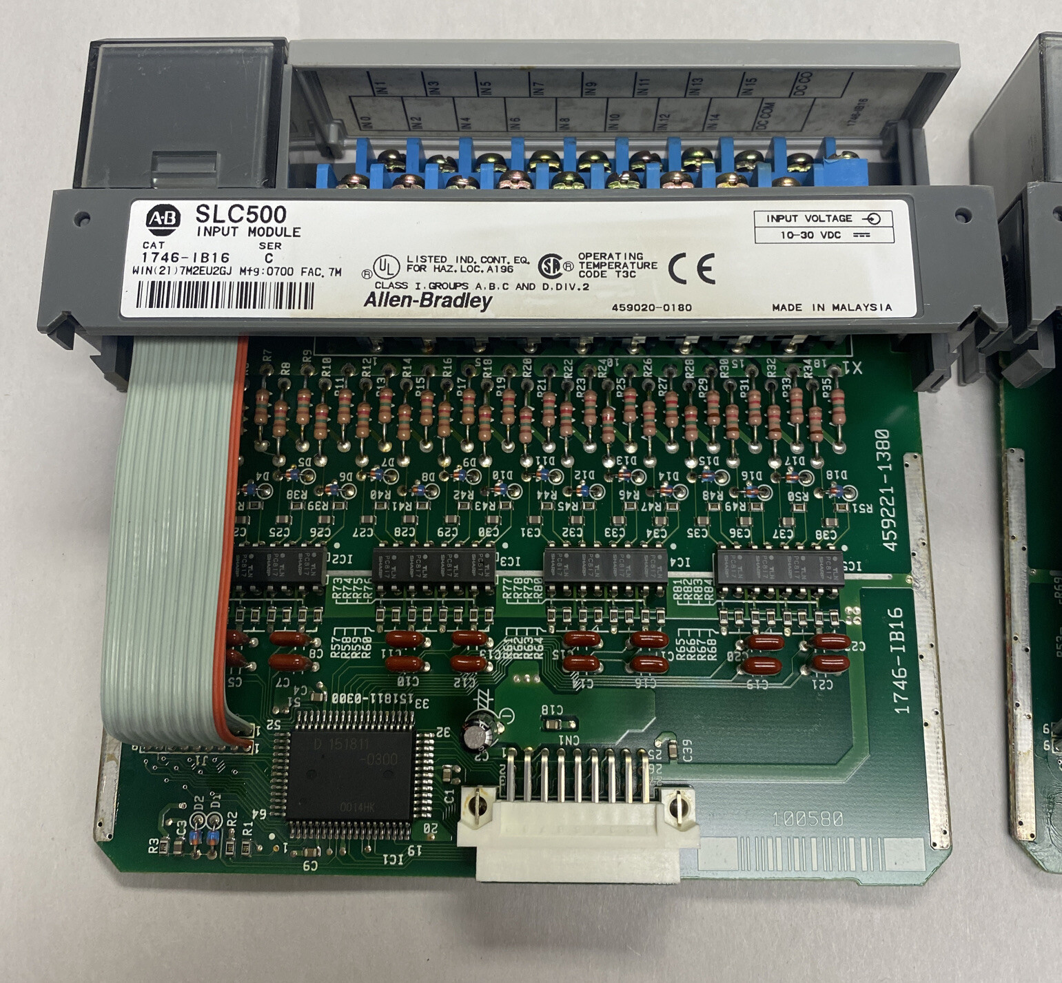 Allen Bradley,1746-IB16,Ser C Input Module Lot Of 2