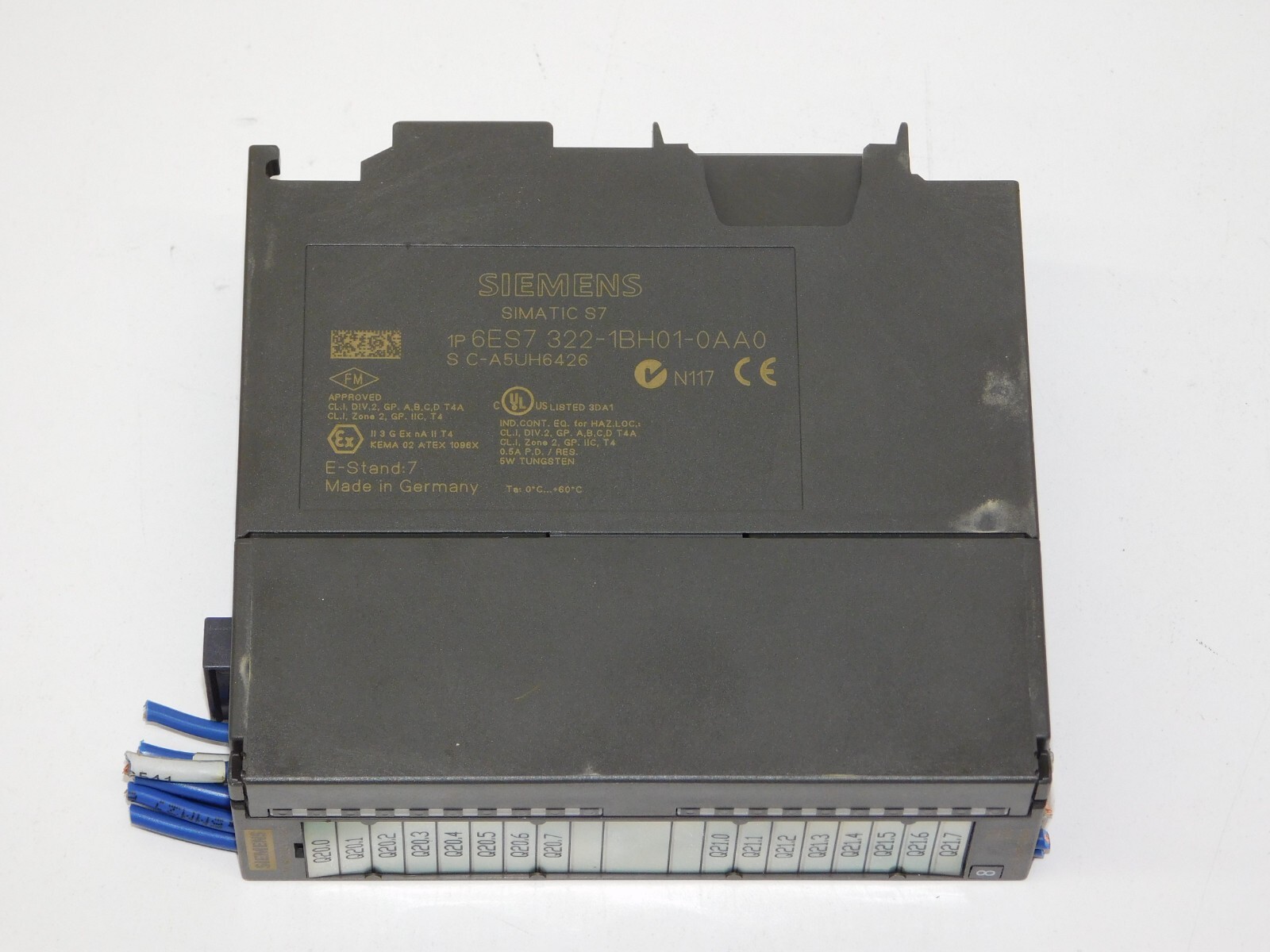 Siemens 6ES7 322-1BH01-0AA0 Simatic S7 Digital Output PLC Module Unit Germany