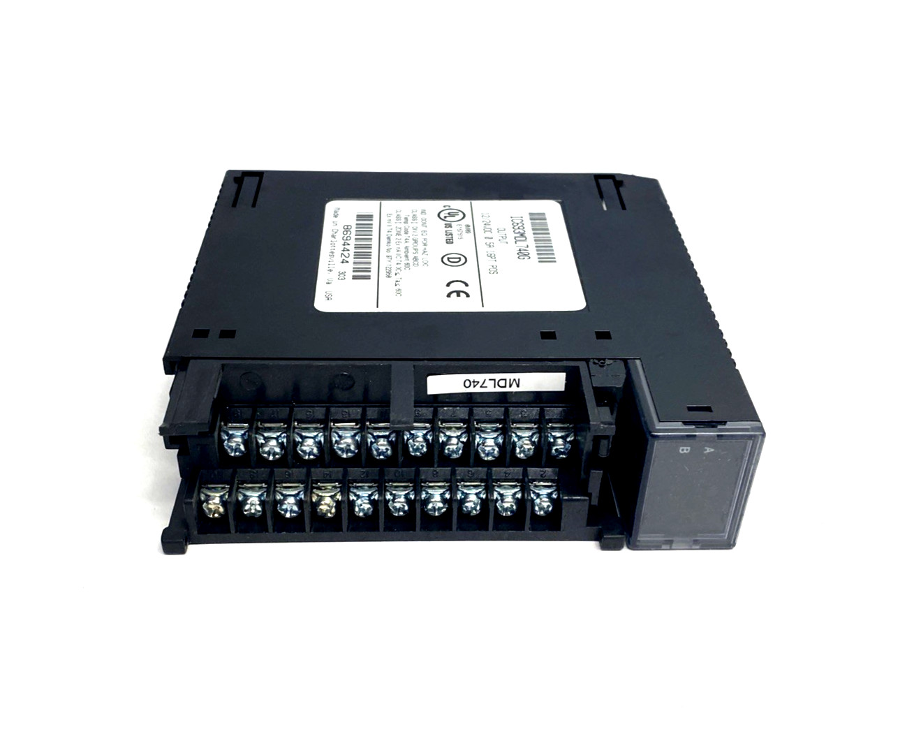 GE Fanuc IC693MDL740G Output Module 12/24VDC 0.5A 16PT POS MISSING COVER DOOR