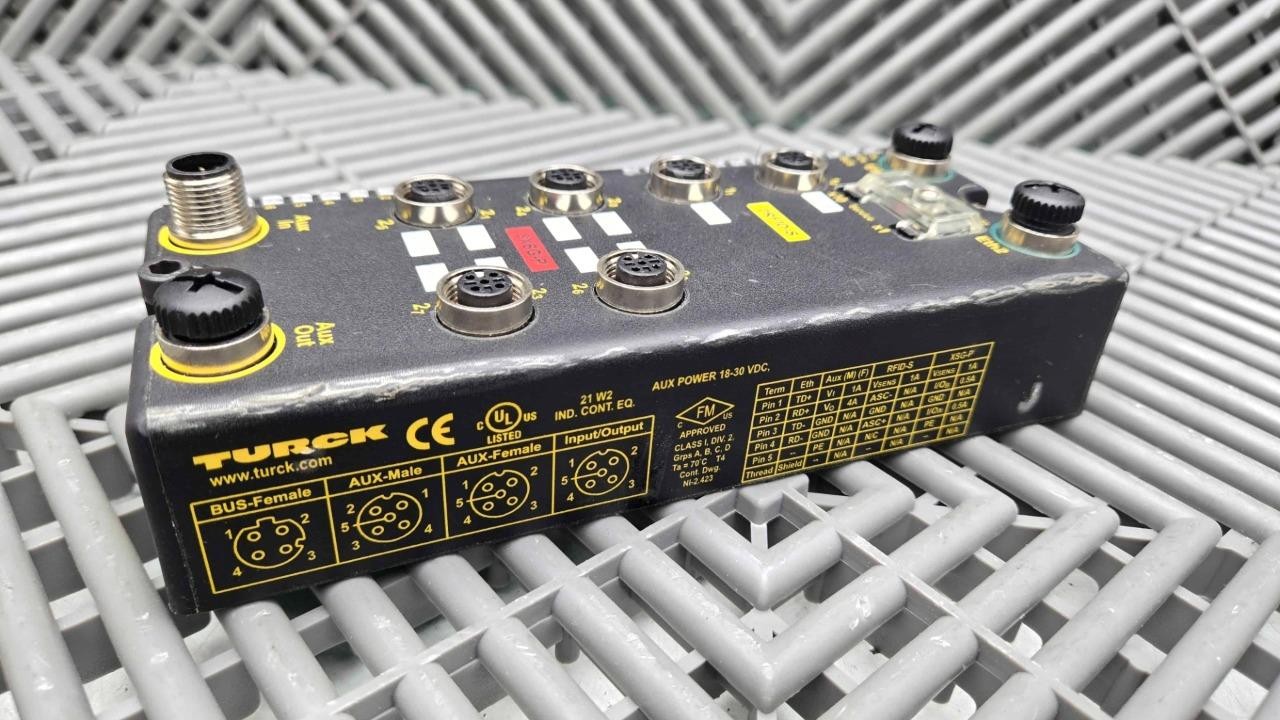 Turck BLCEN-6M12LT-2RFID-S-8XSG-P Multiprotocol Fieldbus Interface Module
