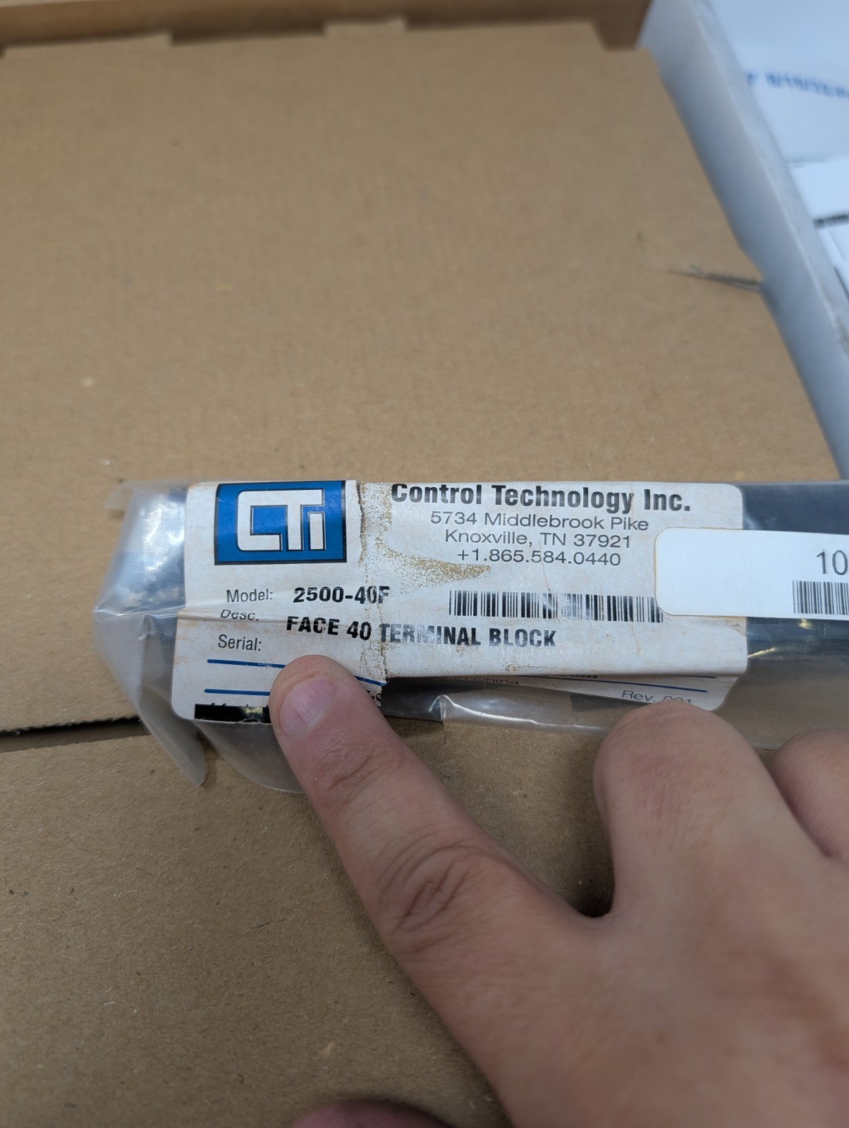 NEW CONTROL TECHNOLOGY CTI 901D-2597 OUTPUT MODULE