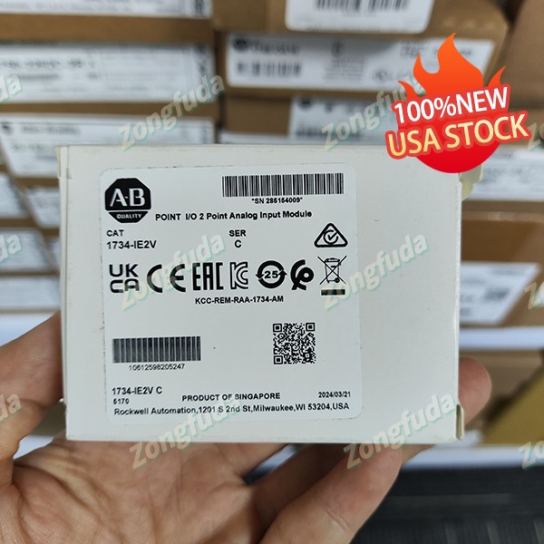 Brand New Allen-Bradley 1734-IE2V Compact Analog Input Interface Module