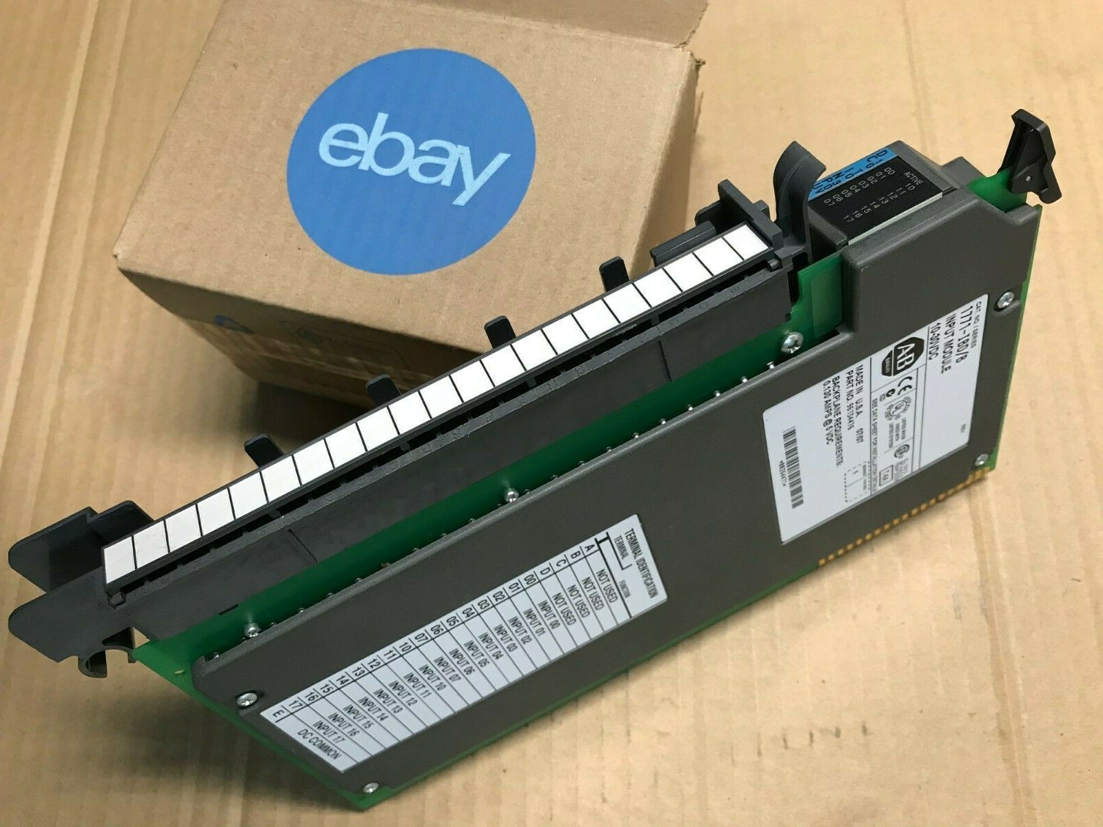Allen Bradley 1771-IBD /B input module 24 VDC 10-30V DC for PLC-5 + wiring arm