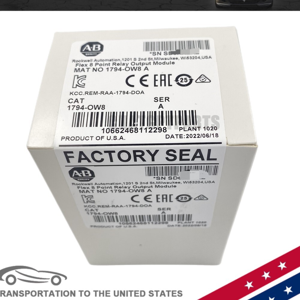 1794-OW8 AB 1794OW8 Ser A Flex 8 Point Relay Output Module 2022 New Sealed TX