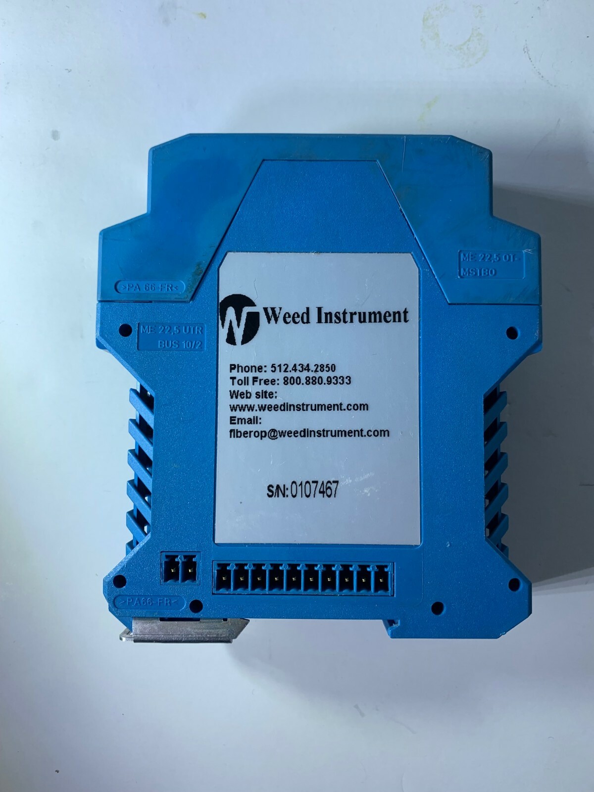 WEED INSTRUMENTS 2M22 EOTEC 2000 ANALOG OUTPUT TERMINAL SN: 0107467