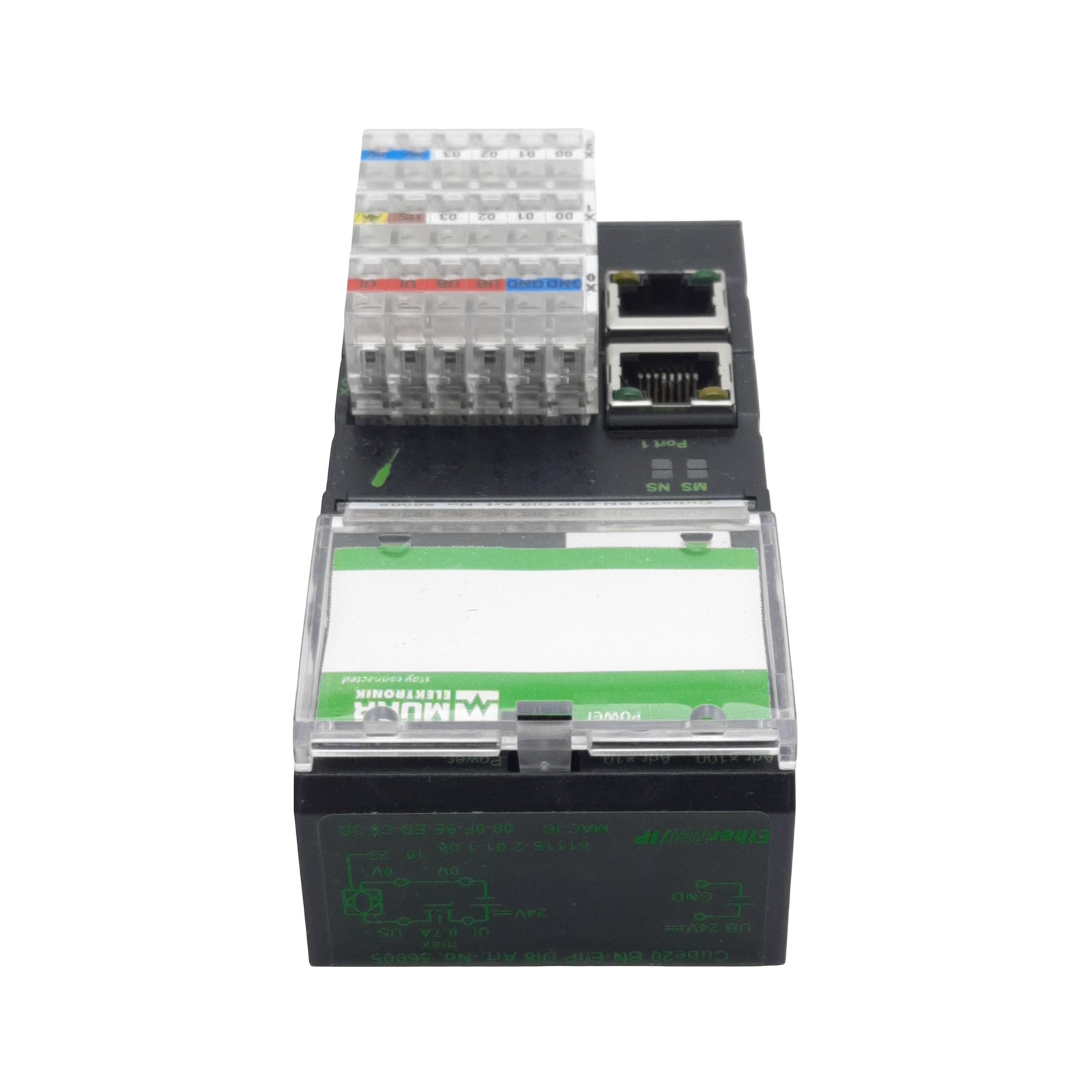 Murrelektronik 56005 Cube20 BN-E/IP DI8 Bus Node Ethernet-IP, 8-Input, 24VDC