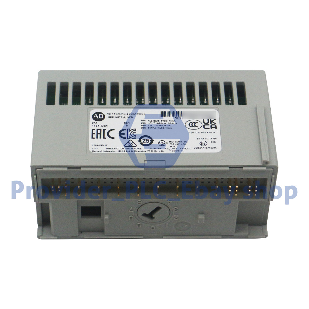 New Allen Bradley AB 1794-OE4 SER B Flex 4 Point Analog Output Module 1794OE4