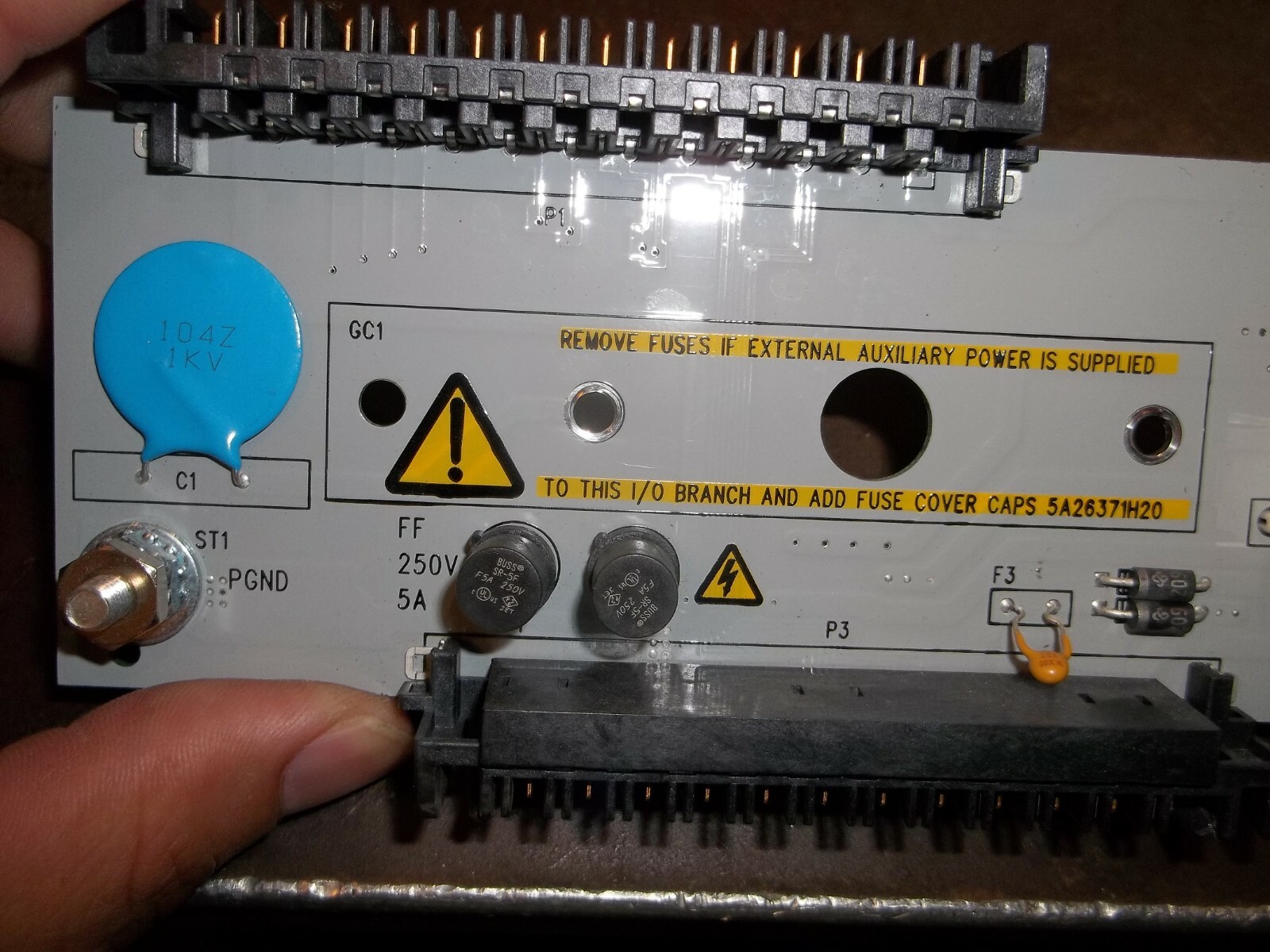 OVATION 1P00028G01 REV 09 REMOTE NODE I/O TRANSITION PANEL (146-1)